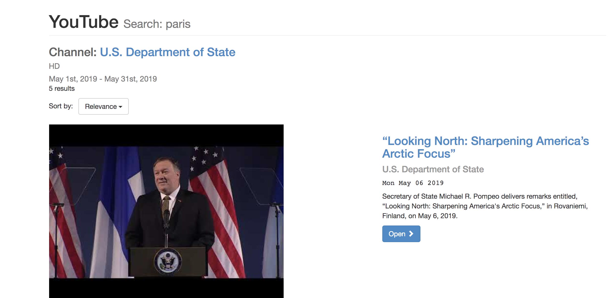 GDSearch YouTube Filter Great Decisions Search YouTube Filter